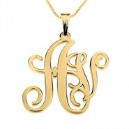 Monogram/ initialen naamketting