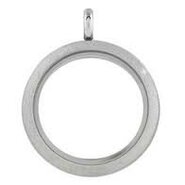 Memory locket zilver kleur