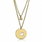 moeder kind kettingen 24K verguld goud