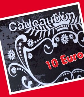 Cadeaubon 10 euro