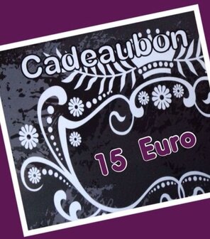 Cadeaubon 15 euro