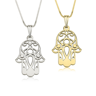 Hamsa 14K goud