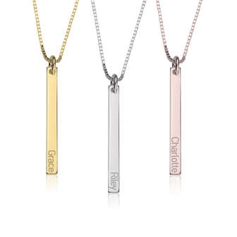 Naamketting Zilver 24K 