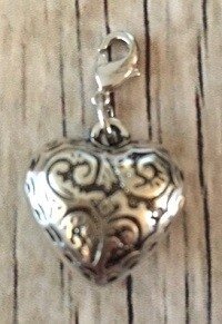 Memory lockets bead dangle heart