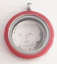 memory locket photo plate