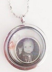 memory locket photo plate