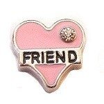 Memory locket charm heart friend