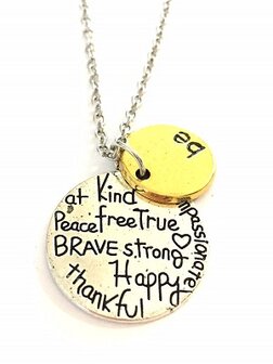 Bedel be kind met ketting