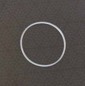 Rubber ring voor munt 25mm 