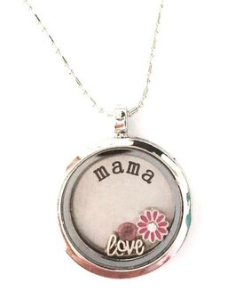 Mama locket compleet 30m RVS