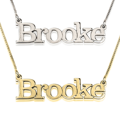 14K Naamketting