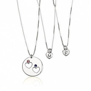 Wonderbaarlijk Moeder-dochter ketting - trendy4me IE-89