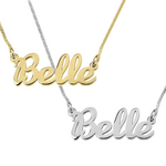 Naamketting 14K goud 'Belle'