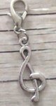 Memory lockets bead dangle G clef
