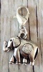Memory lockets bead dangle elephant strass