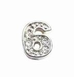 Memory lockets charm number 6