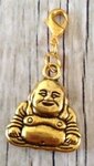 Memory lockets bead mini dangle Buddha goud kleurig