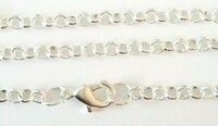 70cm zilverkleurige ketting  