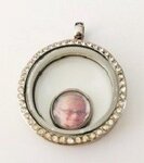 memory locket photo charm 12mm