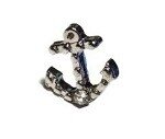 Memory lockets charm anchor strass