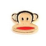 Memory lockets charm monkey goudkleurig