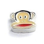 Memory lockets charm monkey