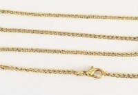 80 cm goudkleurige ketting 