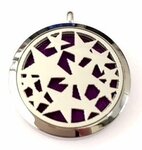 Parfum locket RVS twist sterren