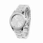 Geneva RVS horloge zilver (kleurig) 