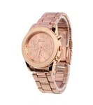 Geneva RVS horloge rosé-goud (kleurig) 