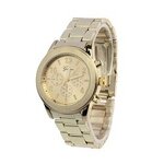 Geneva RVS horloge goud (kleurig) 