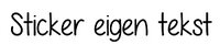 Maak je eigen sticker type S