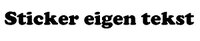 Maak je eigen sticker type L