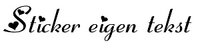 Maak je eigen sticker type J