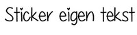 Maak je eigen sticker type E