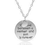 Bedelketting met tekst Love between Mother and Son