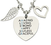 Bedelketting met tekst Mother