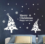 Kerst sticker kerstboom