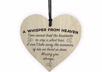 Houten Decoratie Hart Whisper